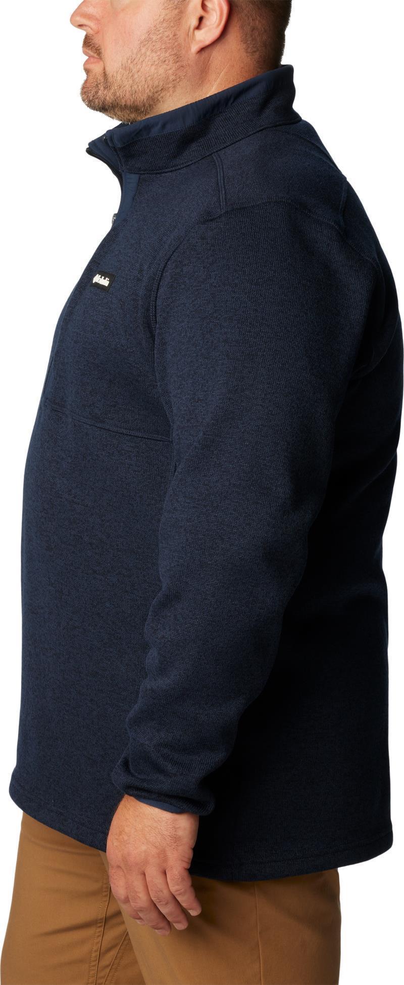 Sweater Weather Half Zip - Big - Mens - Collegiate Navy Heather / Collegiate Navy 4