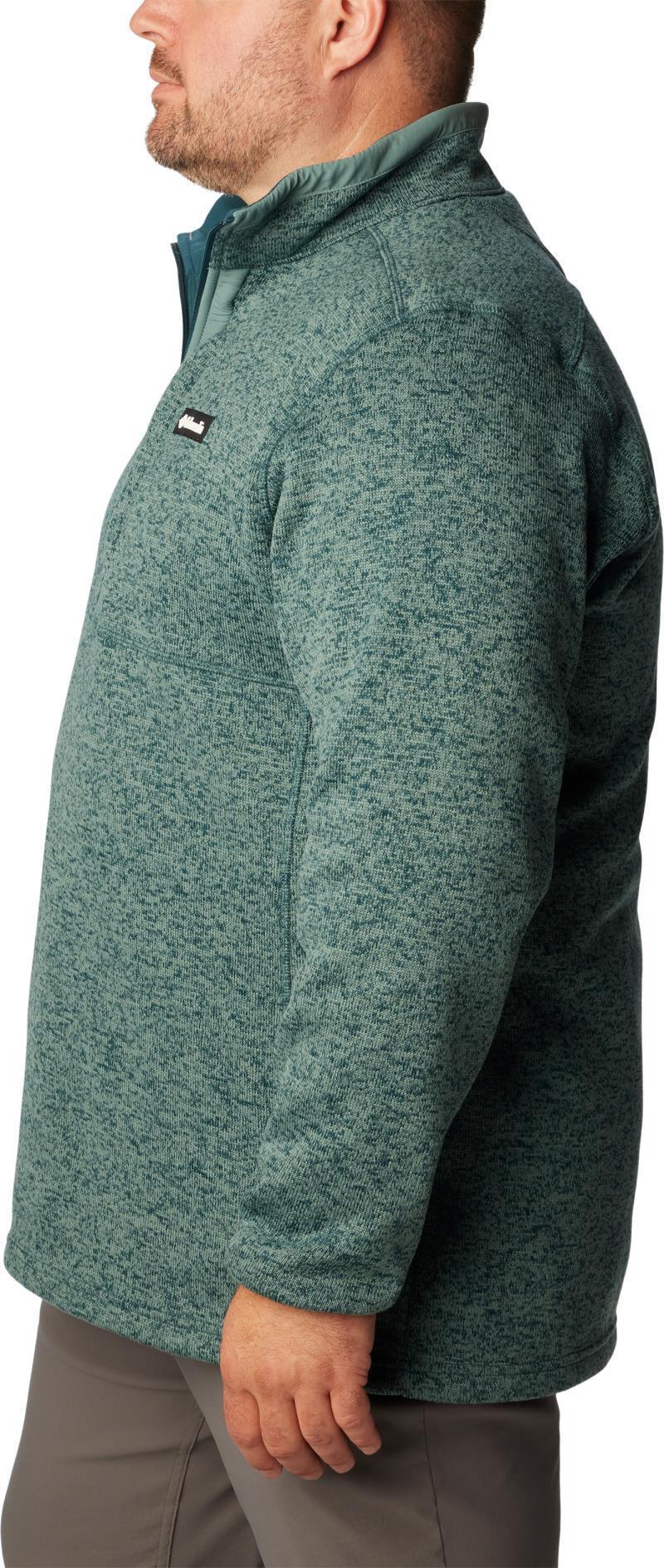 Sweater Weather Half Zip - Big - Mens - Night Wave Heather / Metal 4
