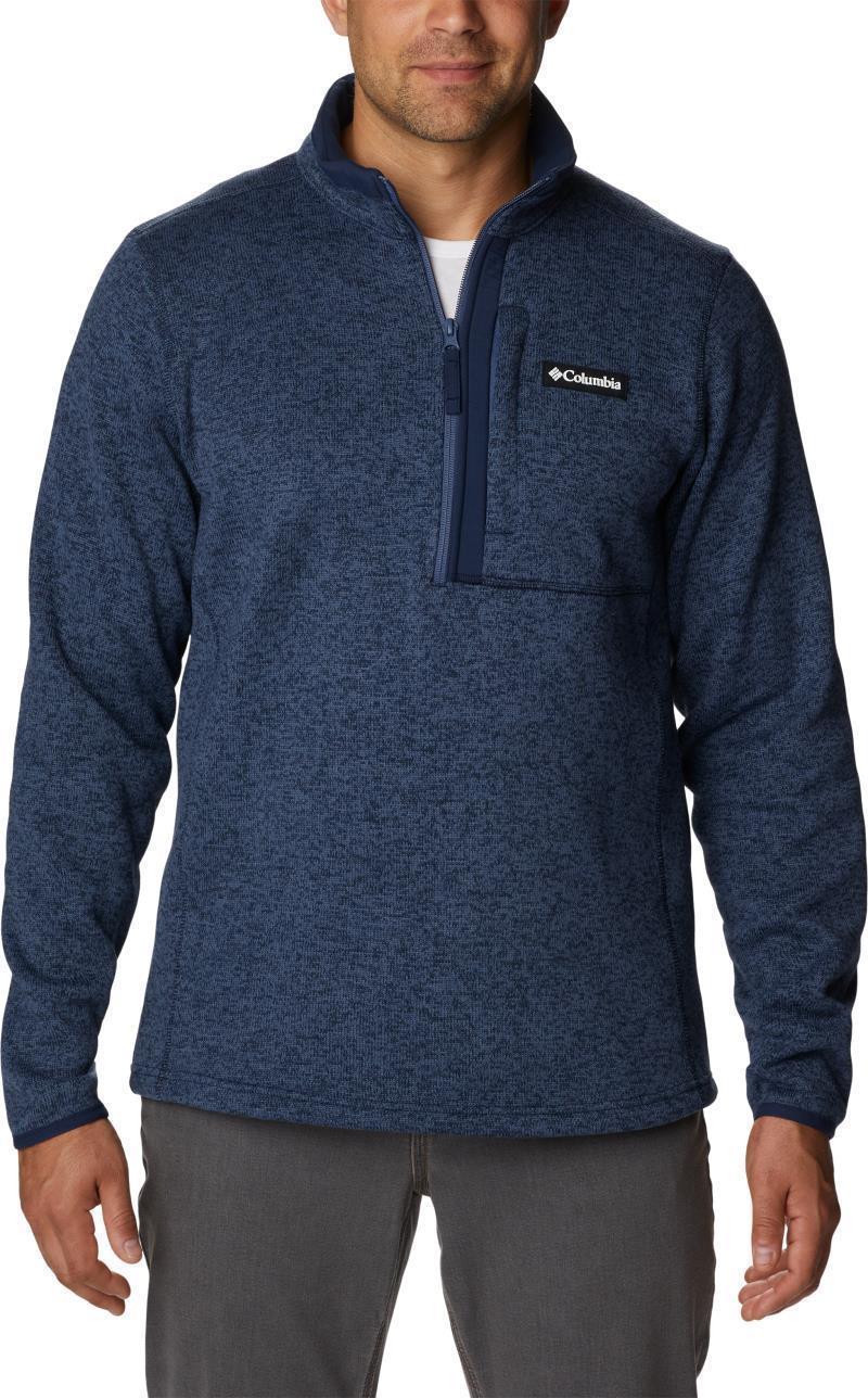 Sweater Weather Half Zip - Mens - Dark Mountain Heather / Dark Mountain 1