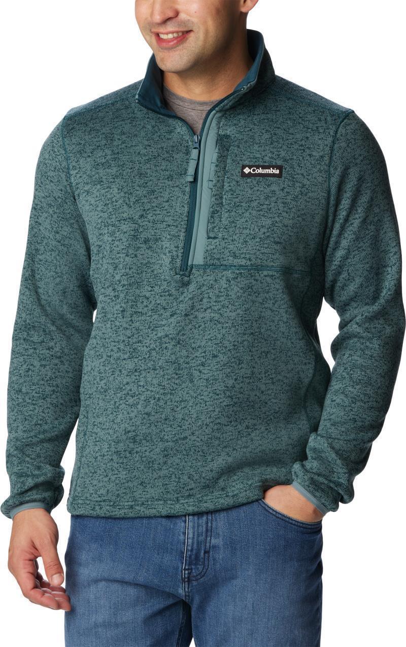 Sweater Weather Half Zip - Mens - Night Wave Heather / Metal 2