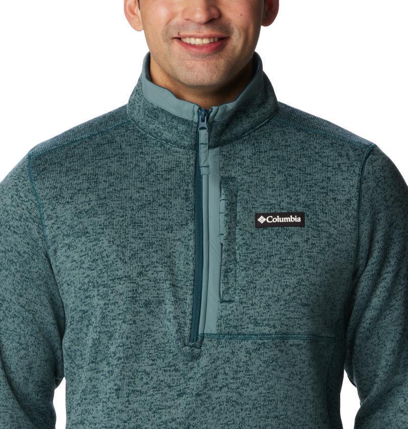 Sweater Weather Half Zip - Mens - Night Wave Heather / Metal 5