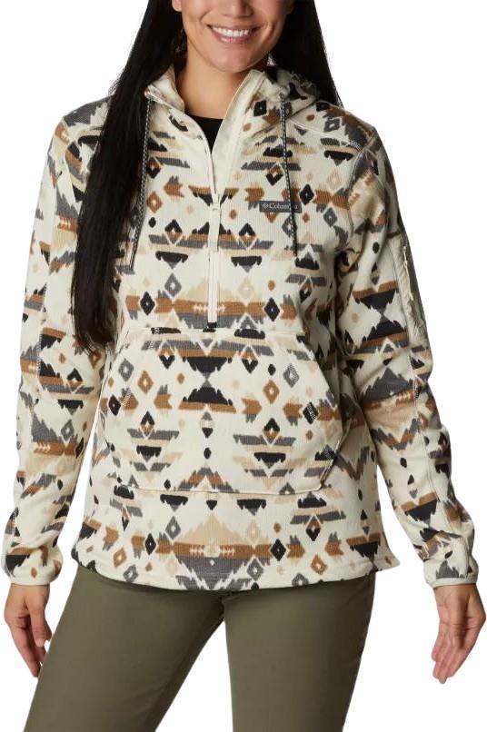 Sweater Weather Hooded Pullover - Womens - chalk rocky mt print 1