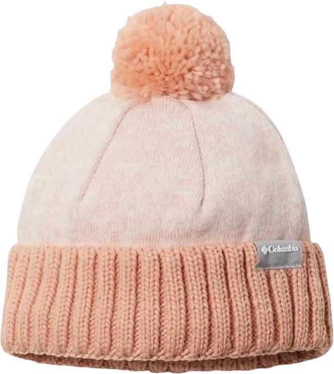 Sweater Weather Pom Beanie - Peach Blossom Heather 1