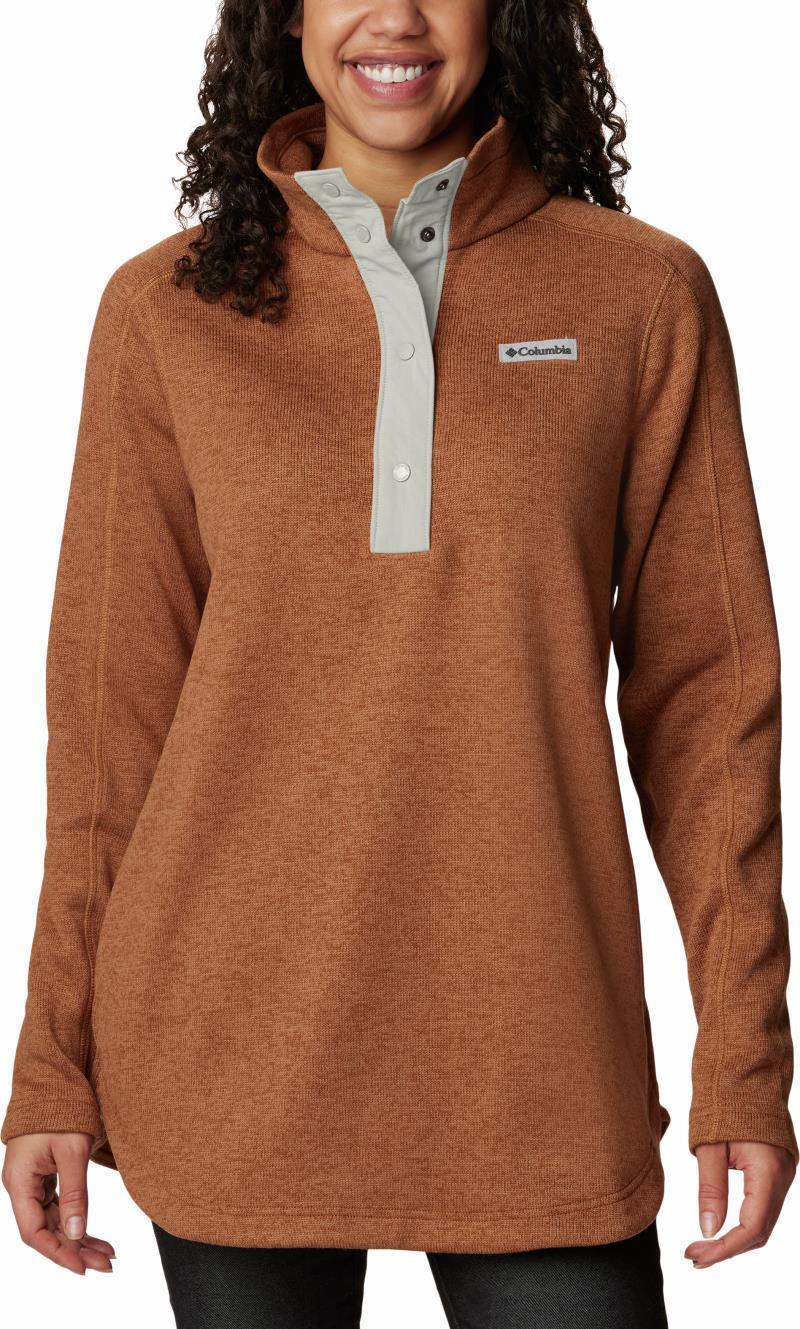 Sweater Weather Tunic - Womens - Camel Brown Heather 1