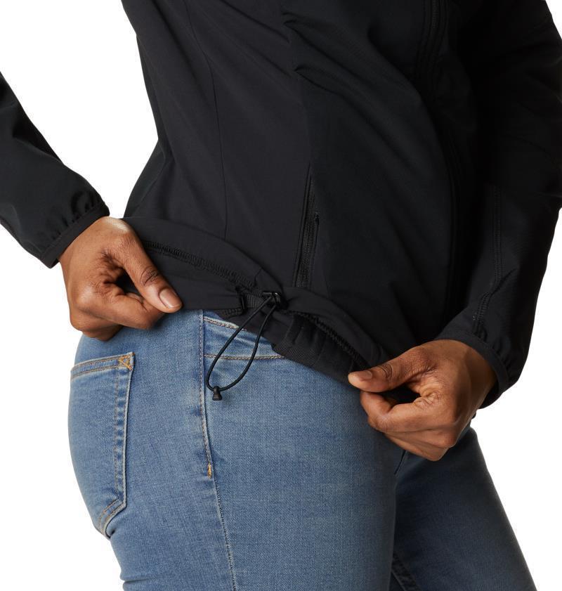 Sweet As Softshell Hoodie - Womens - Black 7