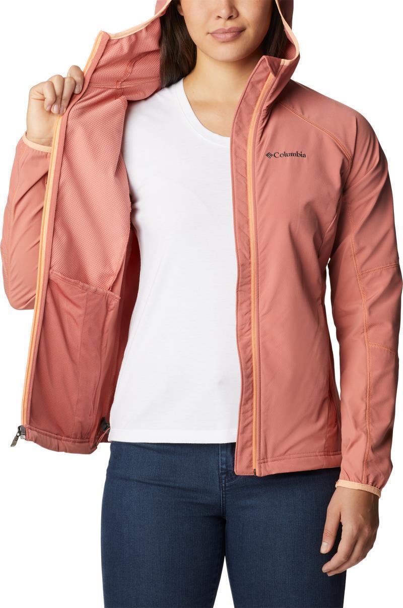 Sweet As Softshell Hoodie - Womens - Dark Coral 5