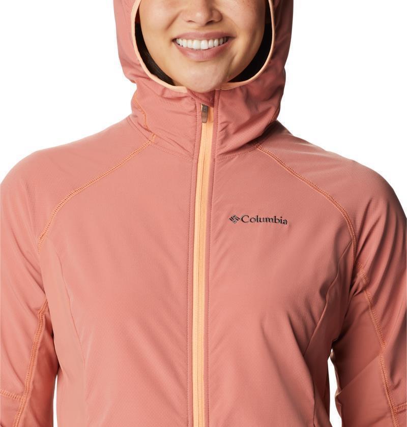 Sweet As Softshell Hoodie - Womens - Dark Coral 6