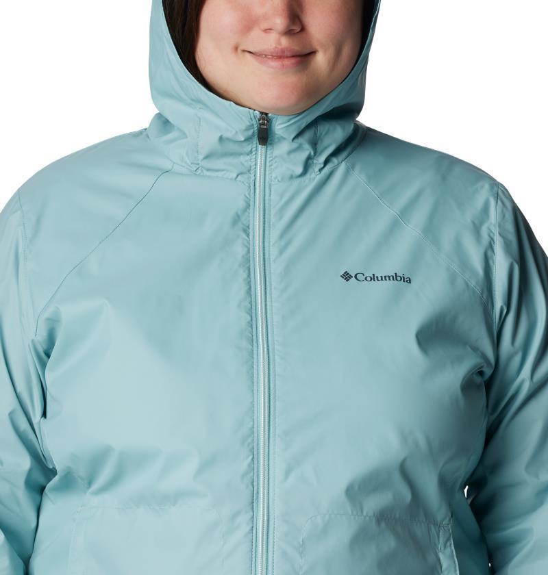 Switchback Lined Long Jacket - Plus - Womens - Aqua Haze 6