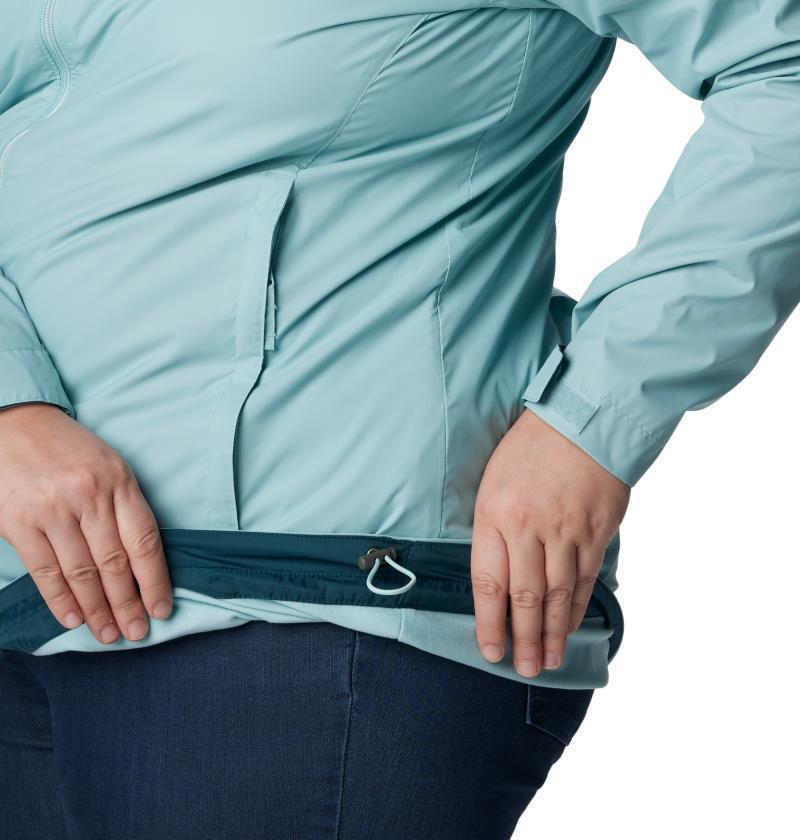 Switchback Lined Long Jacket - Plus - Womens - Aqua Haze 7