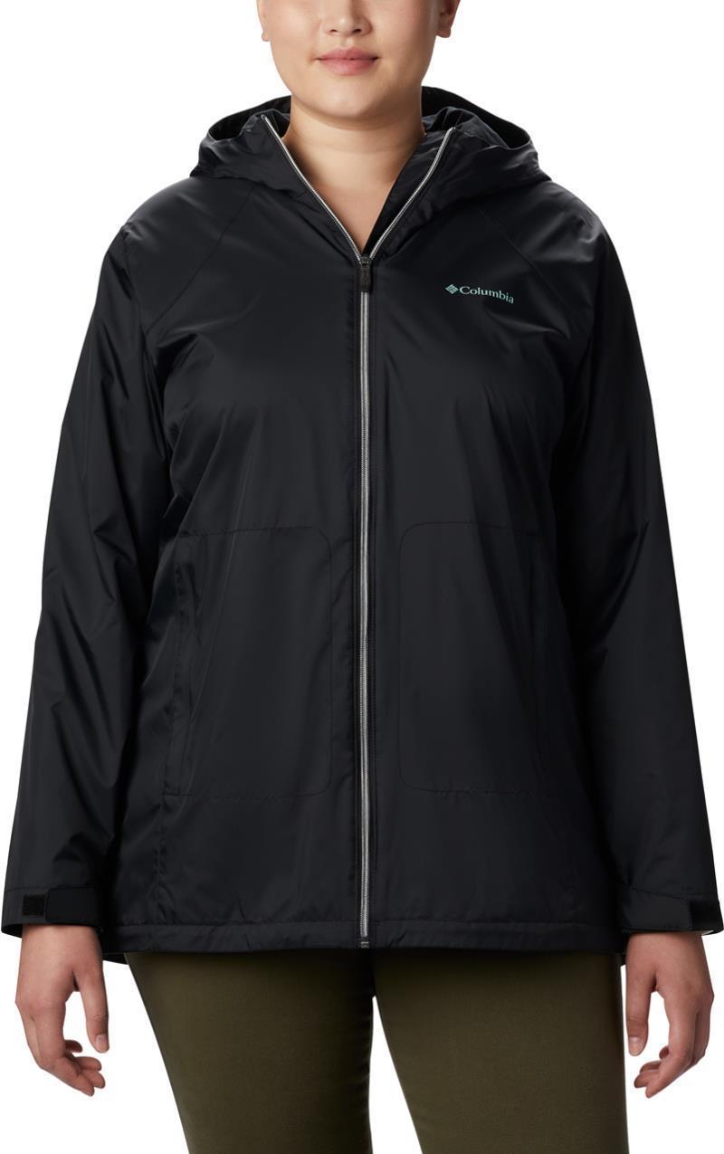 Switchback Lined Long Jacket - Plus - Womens - Black 1