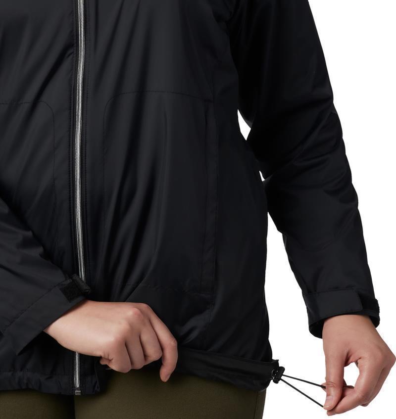 Switchback Lined Long Jacket - Plus - Womens - Black 6
