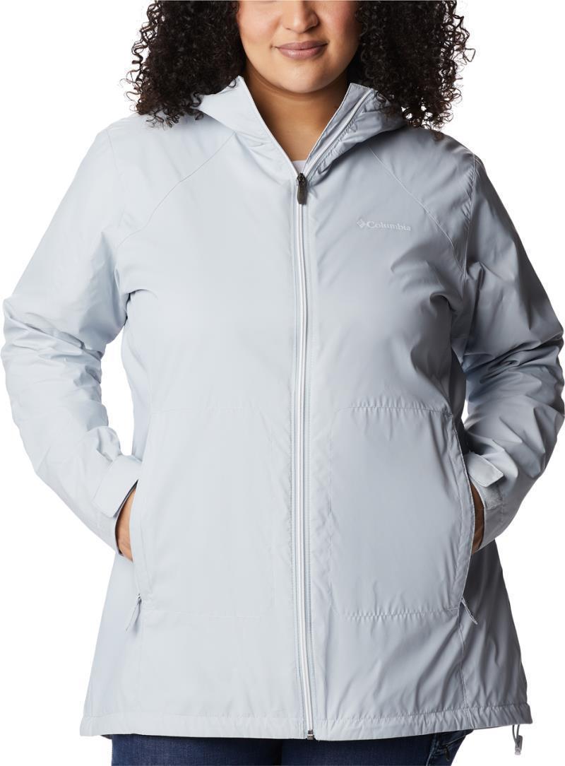 Switchback Lined Long Jacket - Plus - Womens - Cirrus Grey 1