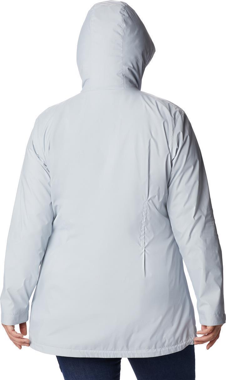 Switchback Lined Long Jacket - Plus - Womens - Cirrus Grey 2