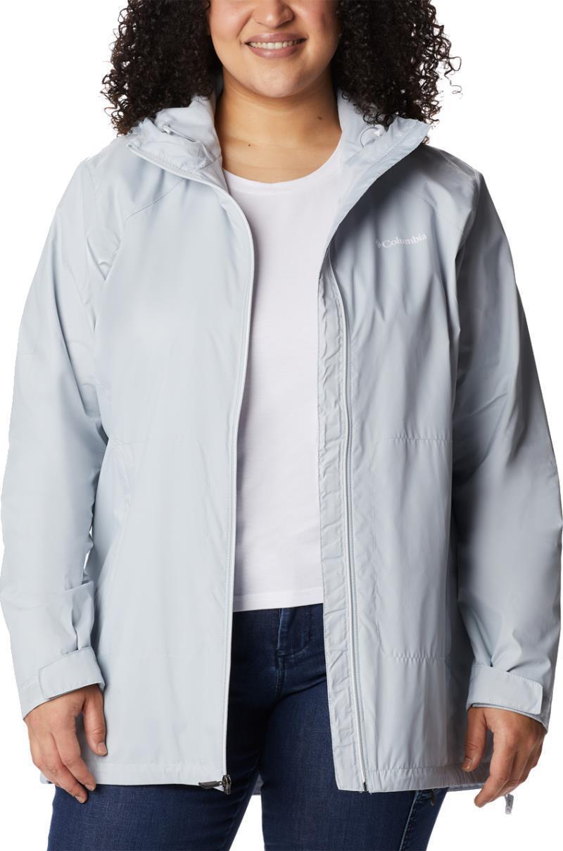 Switchback Lined Long Jacket - Plus - Womens - Cirrus Grey 4
