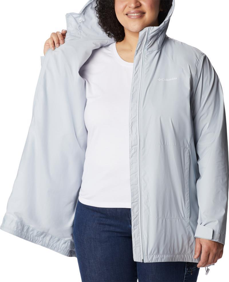Switchback Lined Long Jacket - Plus - Womens - Cirrus Grey 5