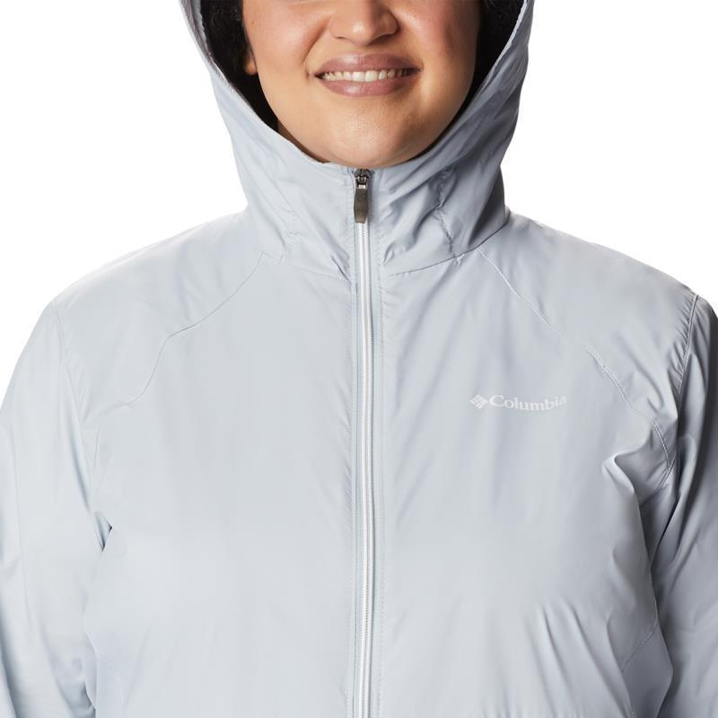 Switchback Lined Long Jacket - Plus - Womens - Cirrus Grey 6