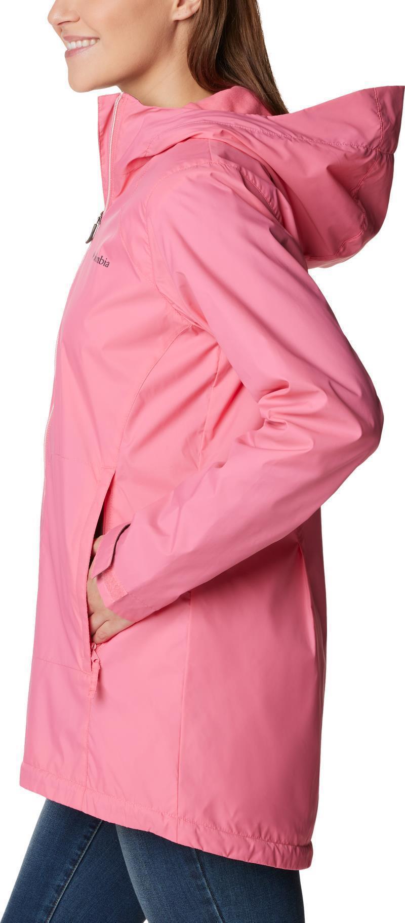 Switchback Lined Long Jacket - Womens - Camellia Rose 3