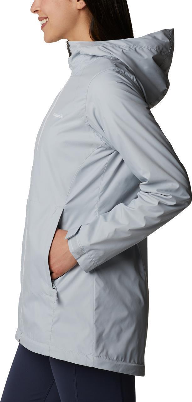 Switchback Lined Long Jacket - Womens - Cirrus Grey 3