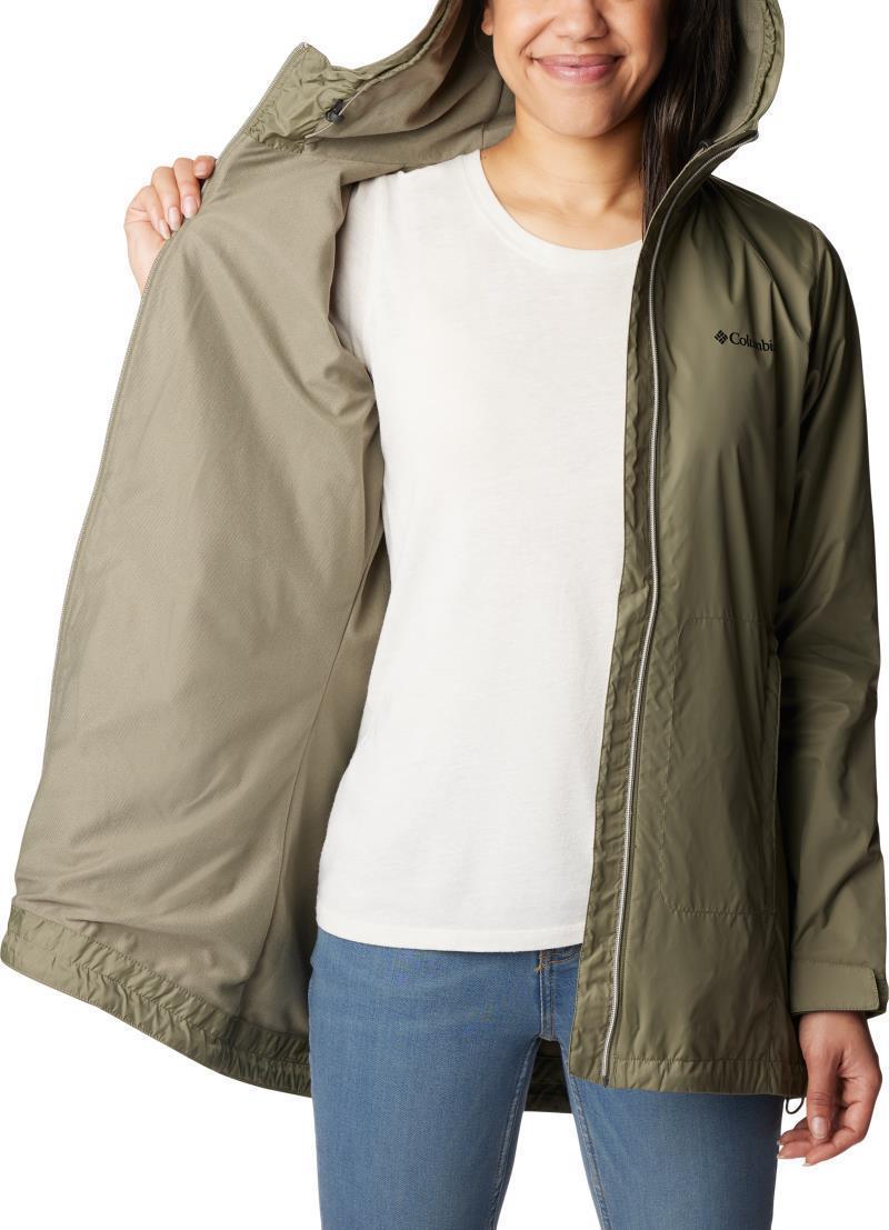 Switchback Lined Long Jacket - Womens - Stone Green 5