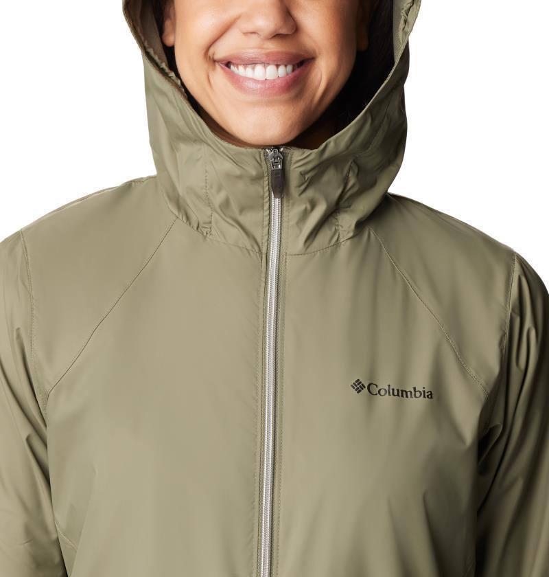 Switchback Lined Long Jacket - Womens - Stone Green 6