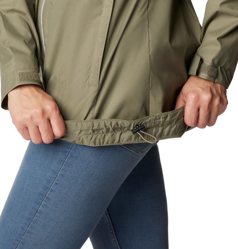 Switchback Lined Long Jacket - Womens - Stone Green 7