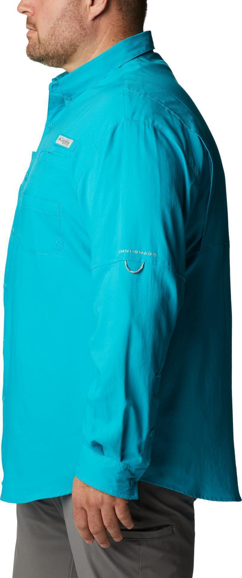 Tamiami II LS Shirt - Big - Mens - Ocean Teal 3