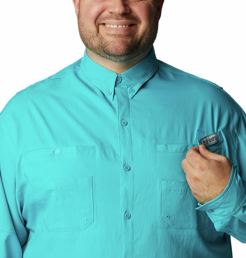 Tamiami II LS Shirt - Big - Mens - Ocean Teal 11