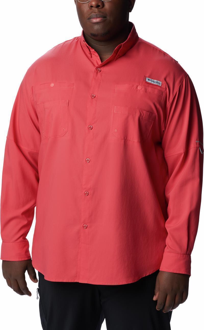 Tamiami II LS Shirt - Big - Mens - Sunset Red 7
