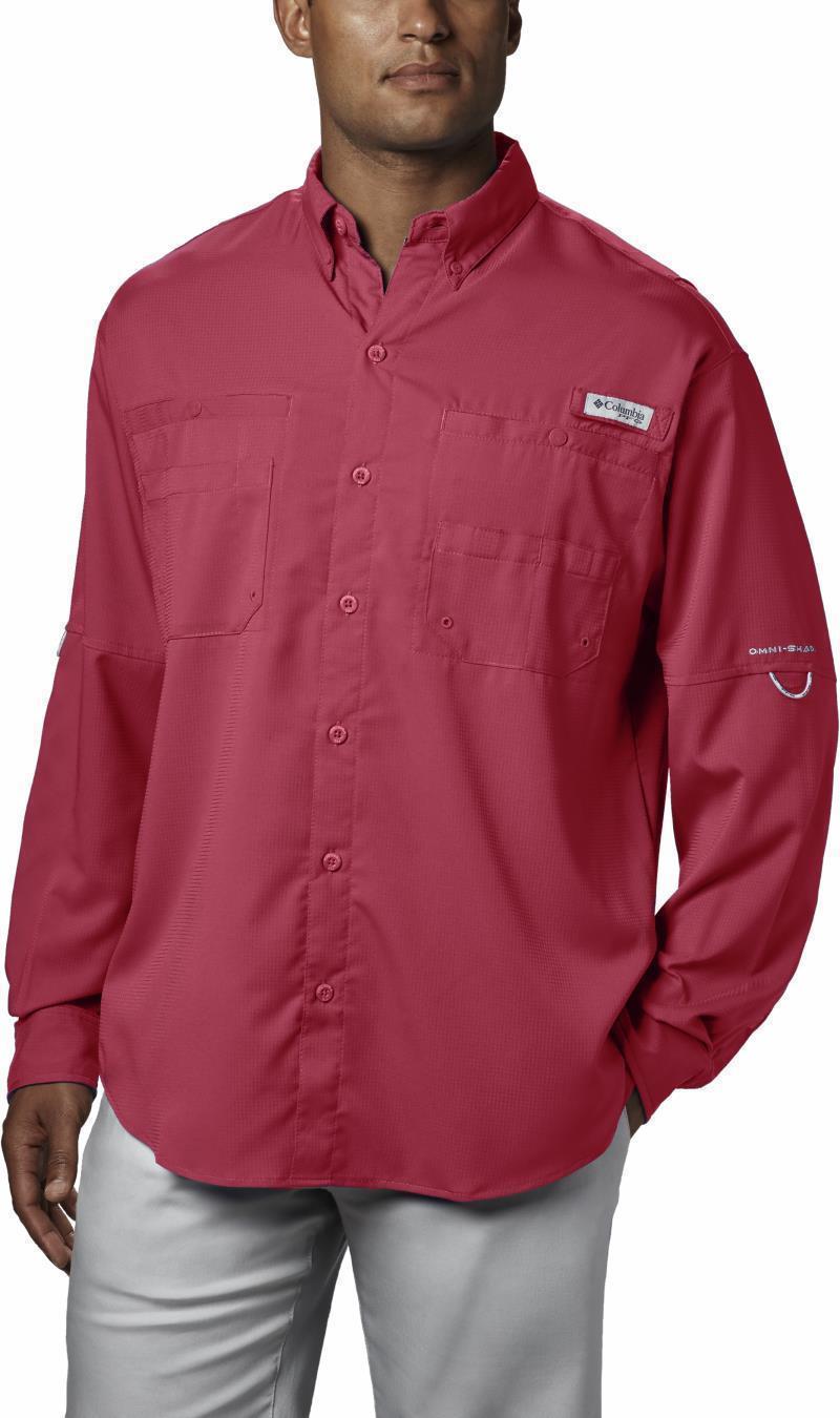 Tamiami II LS Shirt - Mens - Sunset Red 1