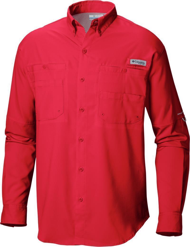 Tamiami II LS Shirt - Mens - Sunset Red 2