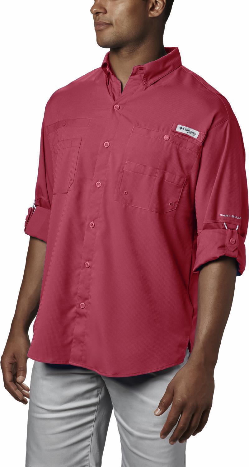 Tamiami II LS Shirt - Mens - Sunset Red 7