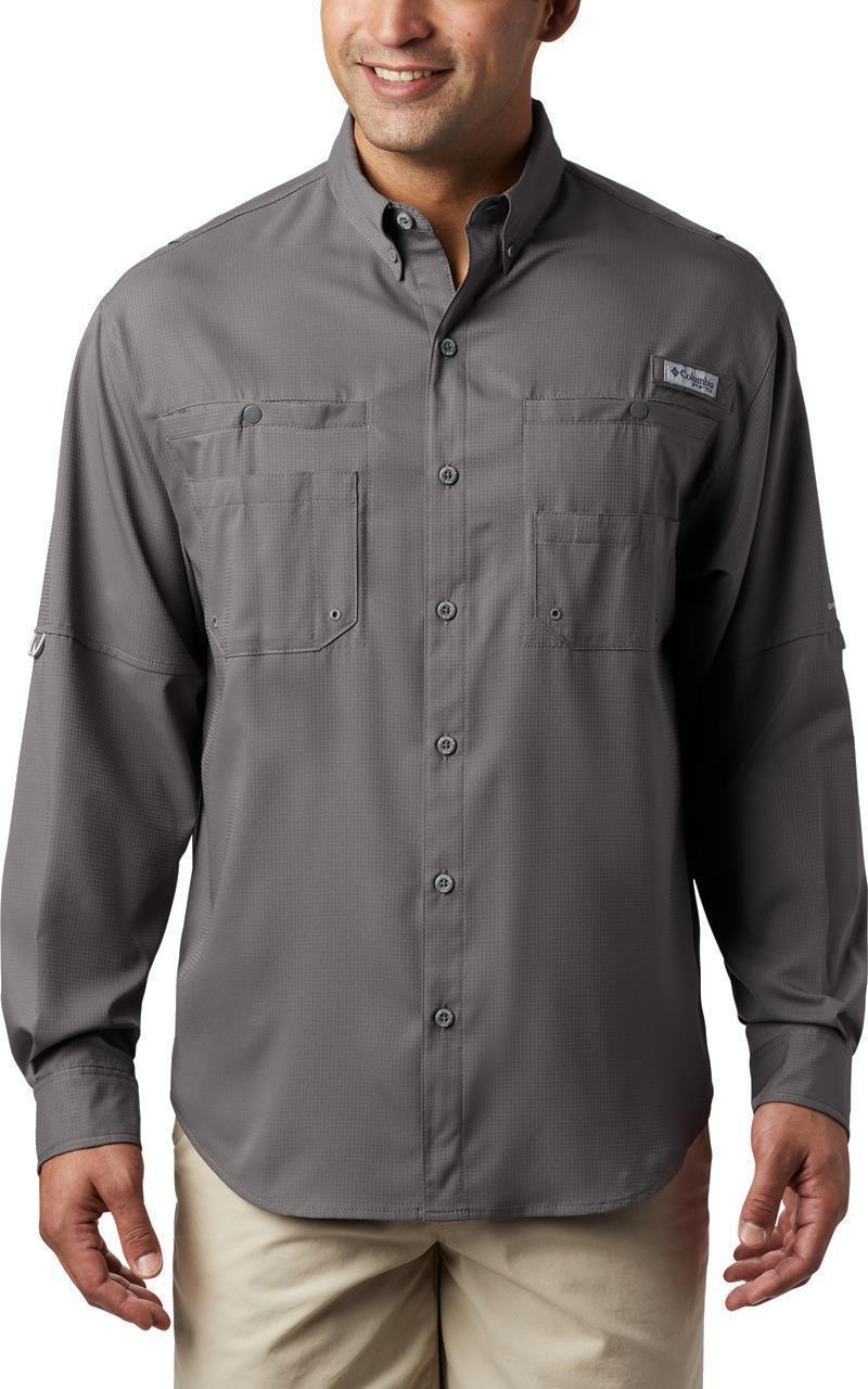 Tamiami II LS Shirt - Tall - Mens - City Grey 1