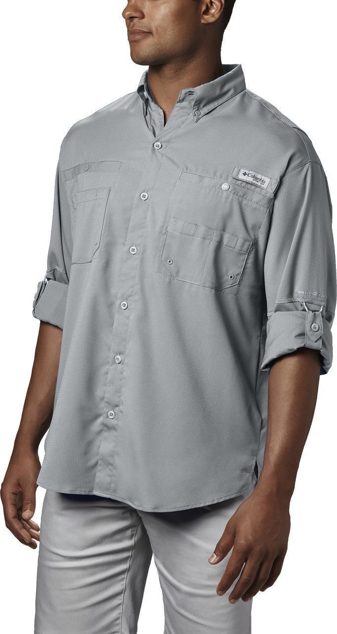 Tamiami II LS Shirt - Tall - Mens - Cool Grey 4