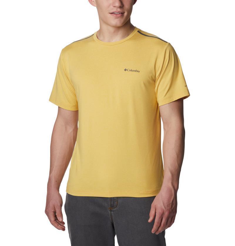 Tech Trail Crew Neck - Mens - Golden Nugget Heather 1