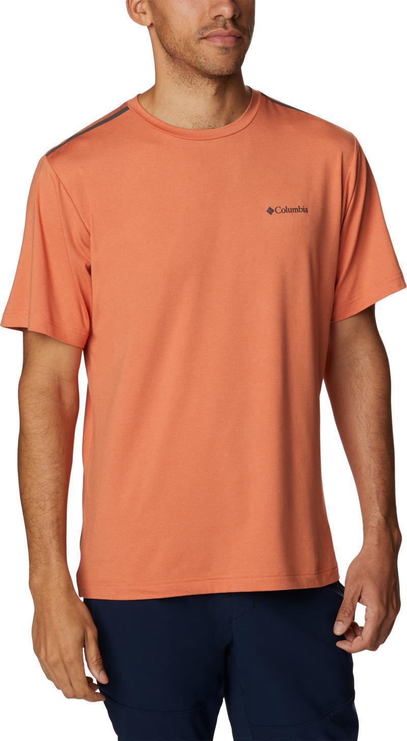 Tech Trail Crew Neck - Tall - Mens - Desert Orange Heather 1