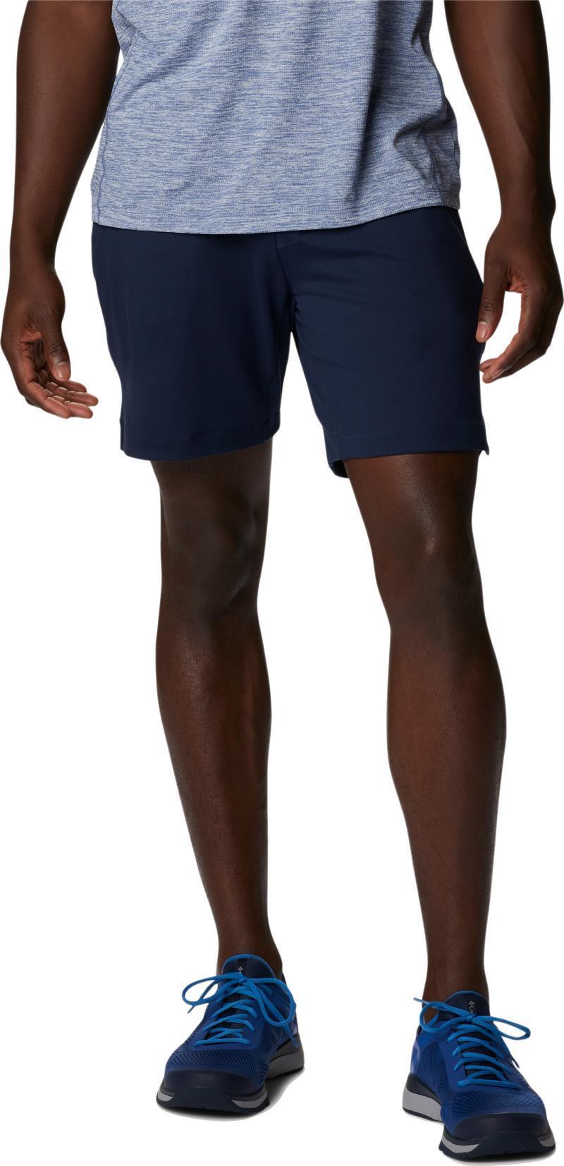 Tech Trail Knit Shorts, 5" Inseam - Big - Mens - Collegiate Navy 1
