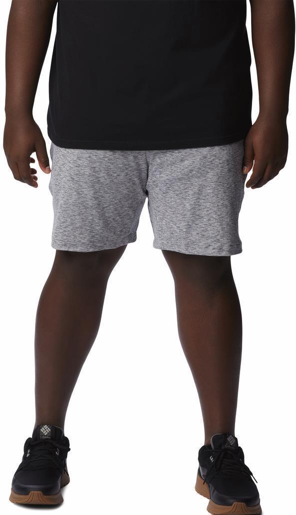 Tech Trail Knit Shorts, 7" Inseam - Big - Mens - City Grey Heather 1