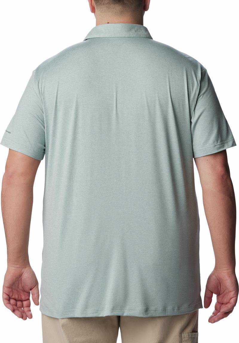 Tech Trail Novelty Polo - Big - Mens - Niagara Heather Stripe 2