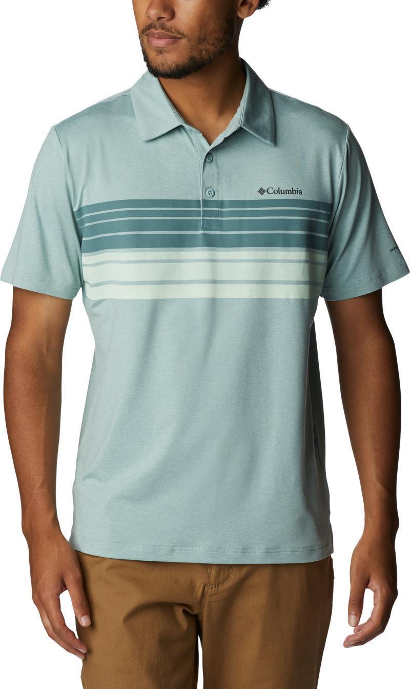 Tech Trail Novelty Polo - Tall - Mens - Niagara Heather Stripe 1