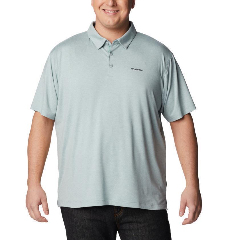 Tech Trail Polo - Big - Mens - Niagara Heather 1
