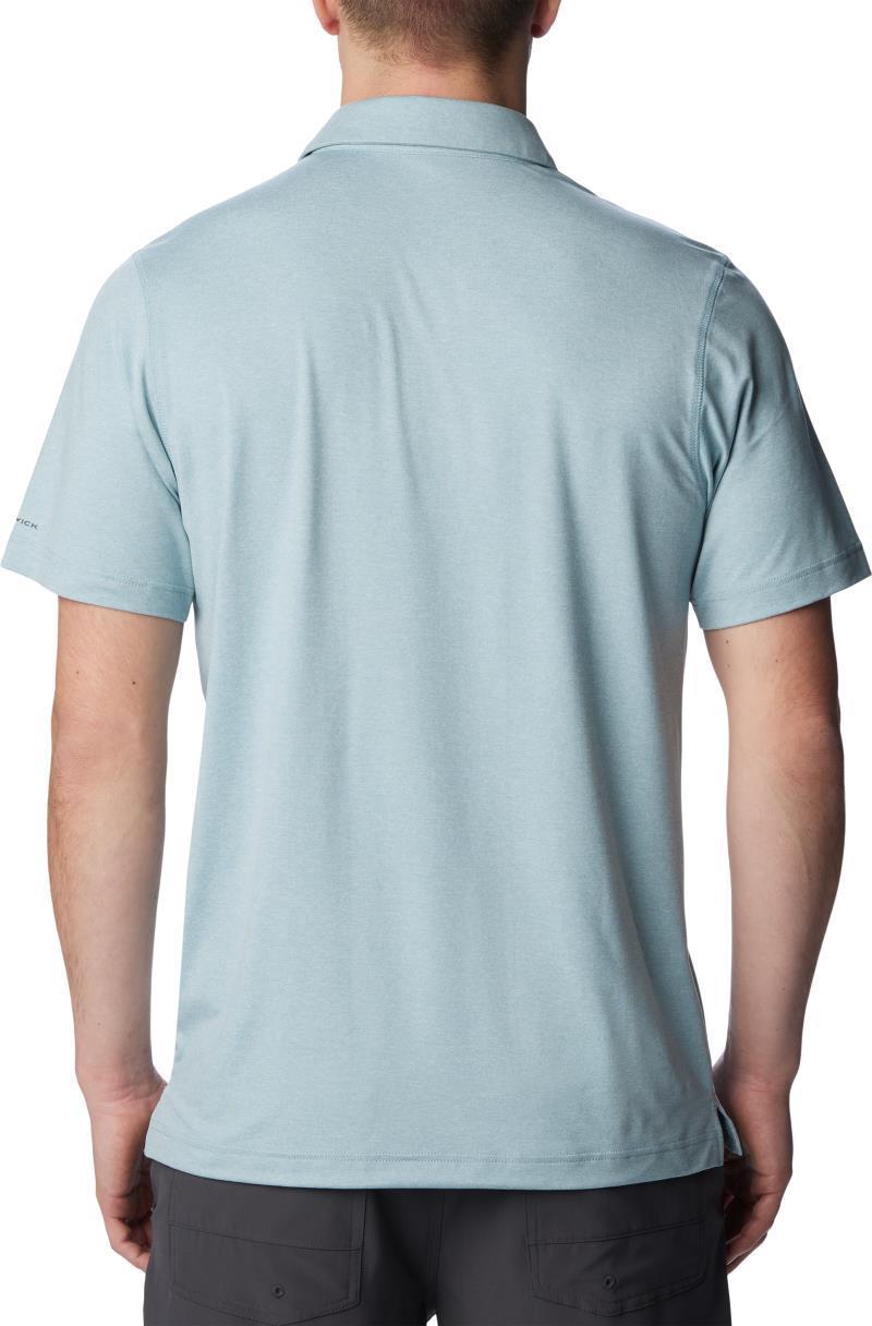 Tech Trail Polo - Mens - Stone Blue Heather 3