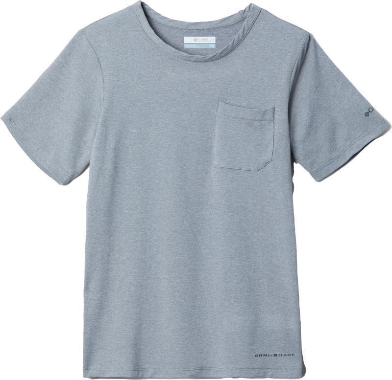 Tech Trail SS Tee - Youth Boys - Cool Grey Heather 1