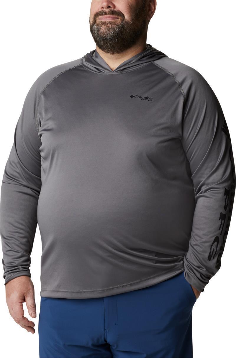 Terminal Tackle Hoodie - Big - Mens - City Grey / Black Logo 1