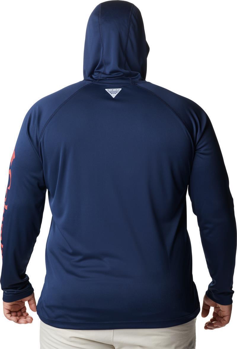 Terminal Tackle Hoodie - Big - Mens - Coll Navy / Sunset Red Logo 2