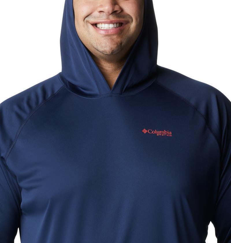 Terminal Tackle Hoodie - Big - Mens - Coll Navy / Sunset Red Logo 4