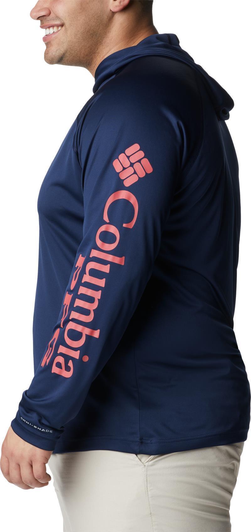 Terminal Tackle Hoodie - Big - Mens - Coll Navy / Sunset Red Logo 5