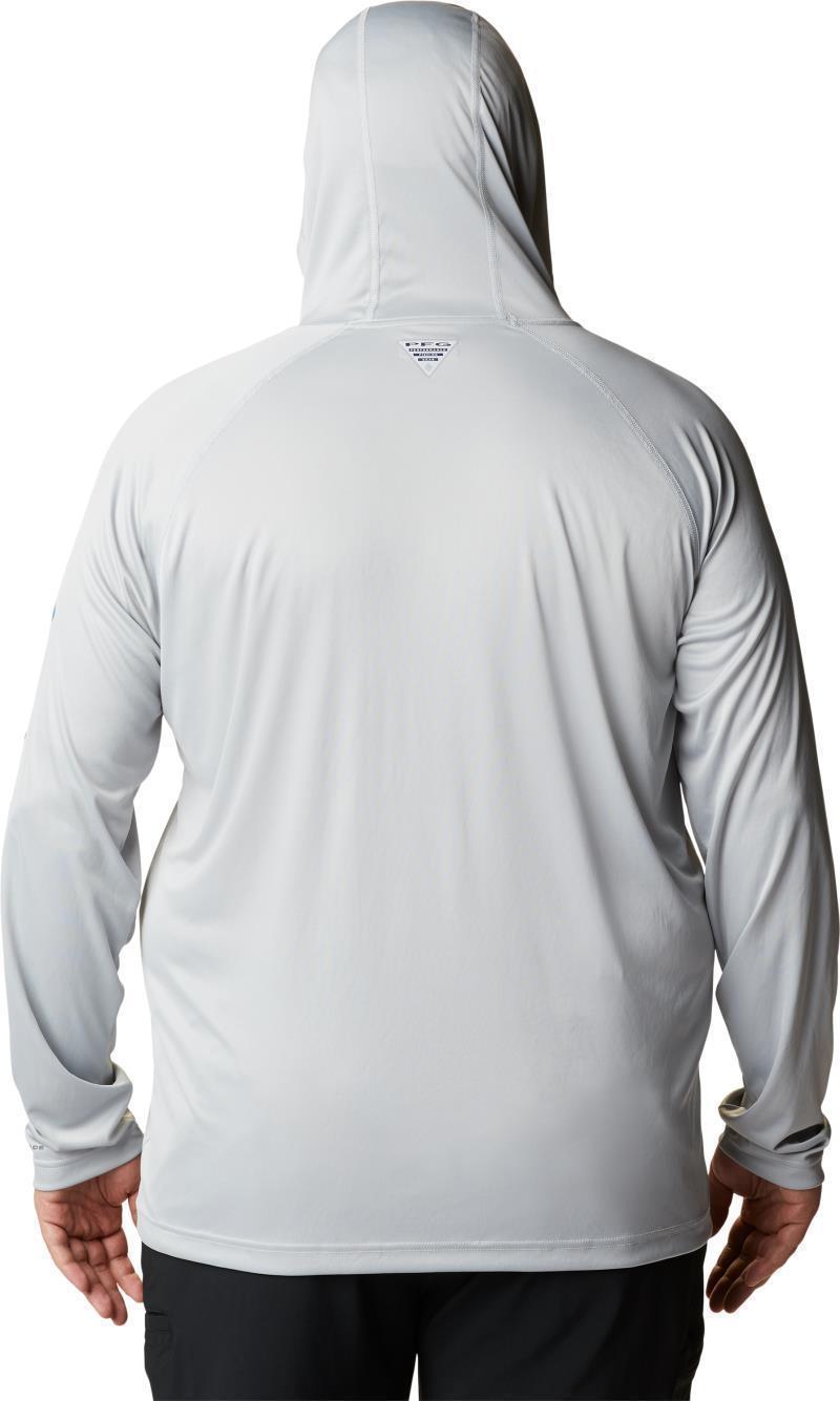 Terminal Tackle Hoodie - Big - Mens - Cool Grey / Vivid Blue Logo 2