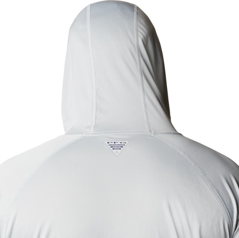 Terminal Tackle Hoodie - Big - Mens - Cool Grey / Vivid Blue Logo 5