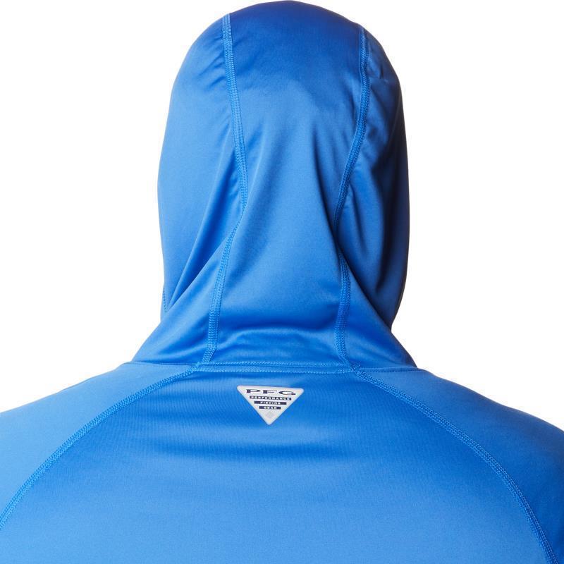 Terminal Tackle Hoodie - Big - Mens - Vivid Blue / Cool Grey Logo 5