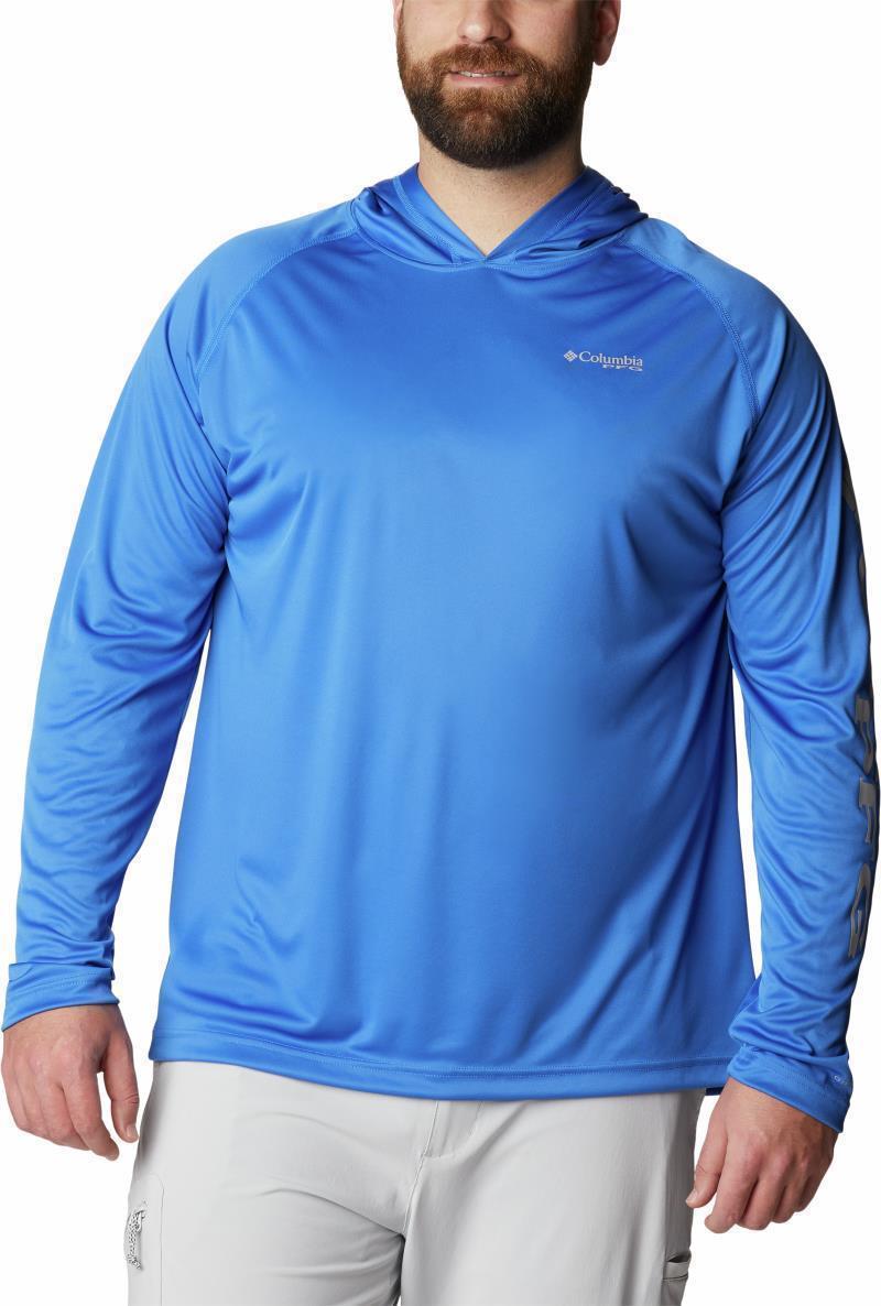 Terminal Tackle Hoodie - Big - Mens - Vivid Blue / Cool Grey Logo 6